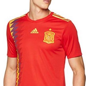 Authentic Adidas Men 2018-2019 Spain Home Jersey